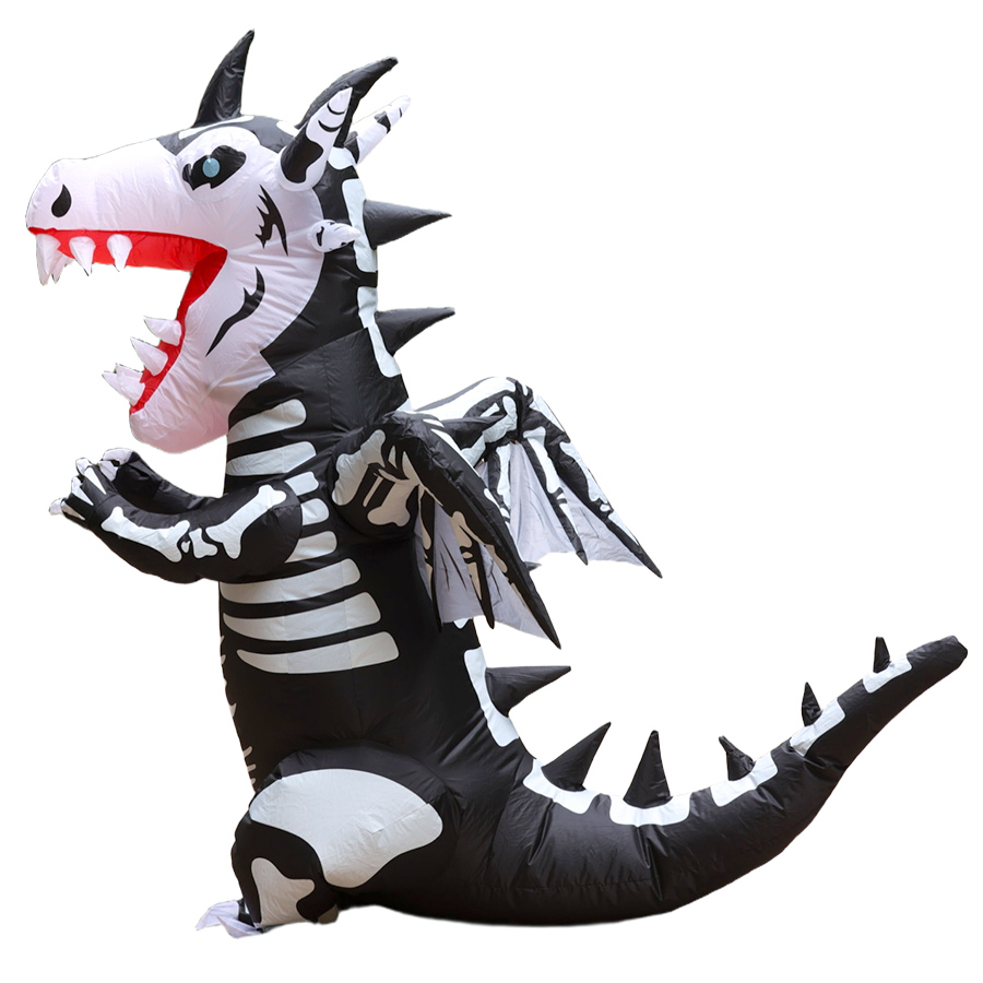 할로윈 공룡 풍선 의상 성인 코스프레 의상 유령 해골  - Inflatable Dinosaur Costume Adult 리뷰 및 가격