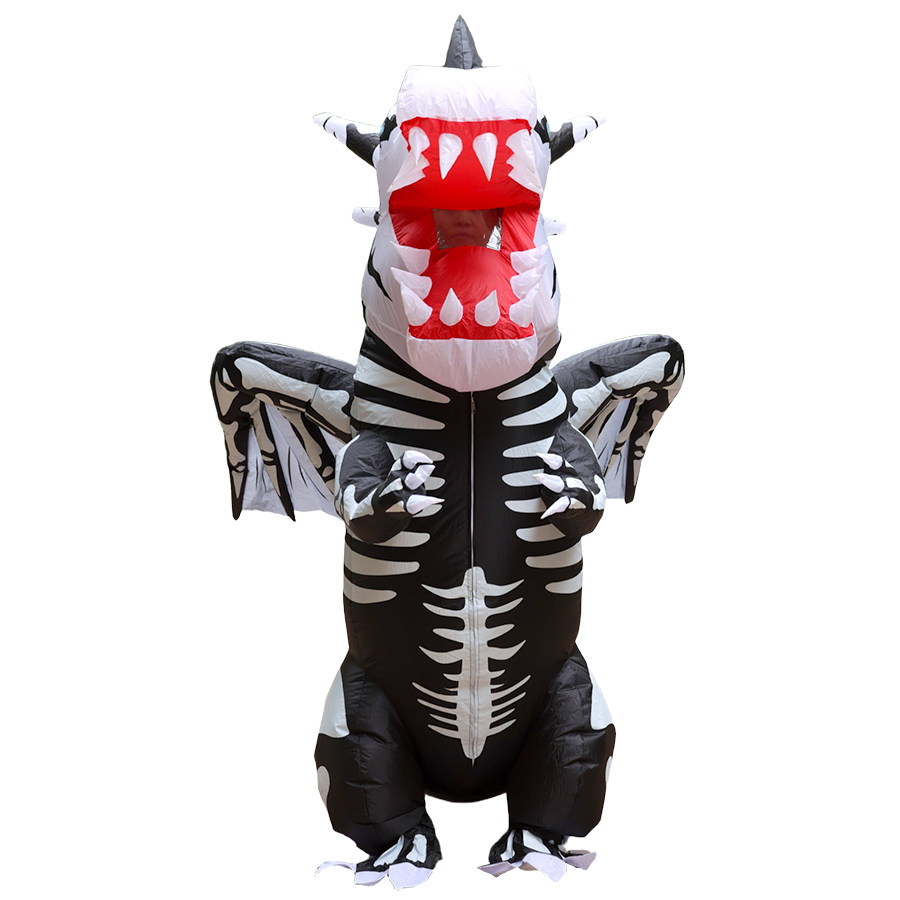 할로윈 공룡 풍선 의상 성인 코스프레 의상 유령 해골  - Inflatable Dinosaur Costume Adult 리뷰 및 가격