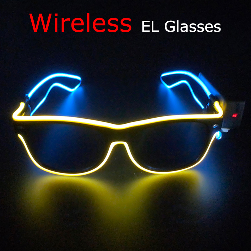무선 쿨 LED 선글라스, 야광 파티용 발광 안경, 어 - Glow In The Dark Party Glasses 리뷰 및 가격