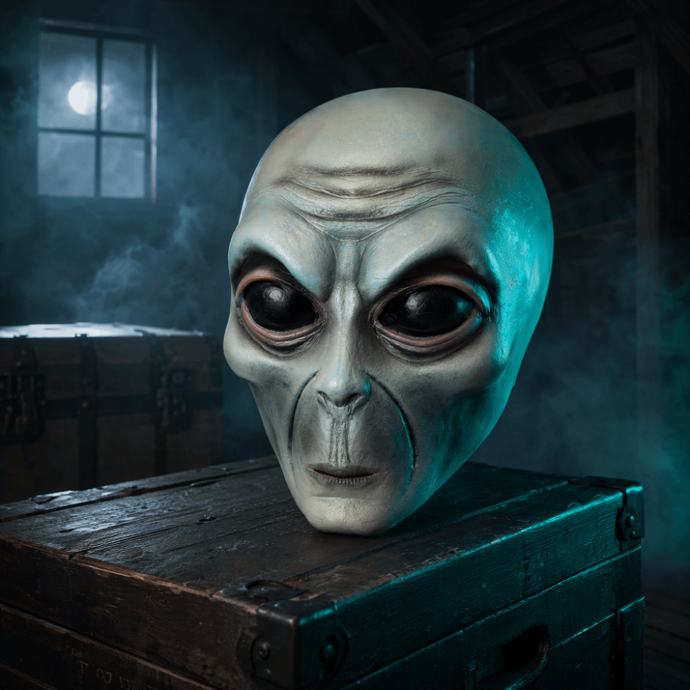 라텍스 소재 외계인 마스크 녹색 외계인 마스크 풀 헤드 - Latex Alien Mask Realistic 리뷰 및 가격